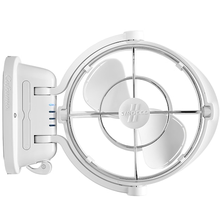Caframo Sirocco II 3-Speed 7" Gimbal Fan - White - 12-24V 7010CAWBX